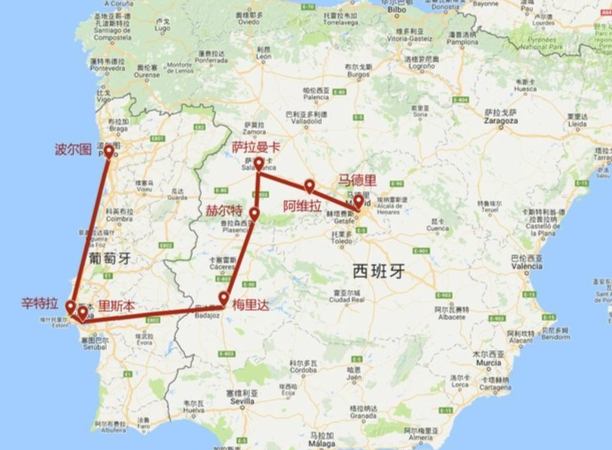 西班牙葡萄牙旅行時間 西班牙葡萄牙旅行時間
