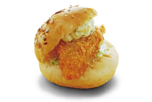 炒雙蛋脆雞包 熱量