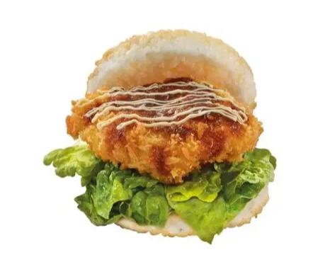 炒雙蛋脆雞包 熱量