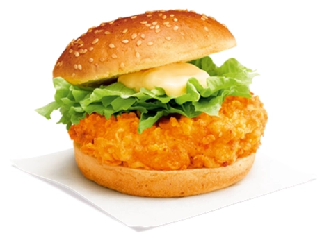 炒雙蛋脆雞包 卡路里