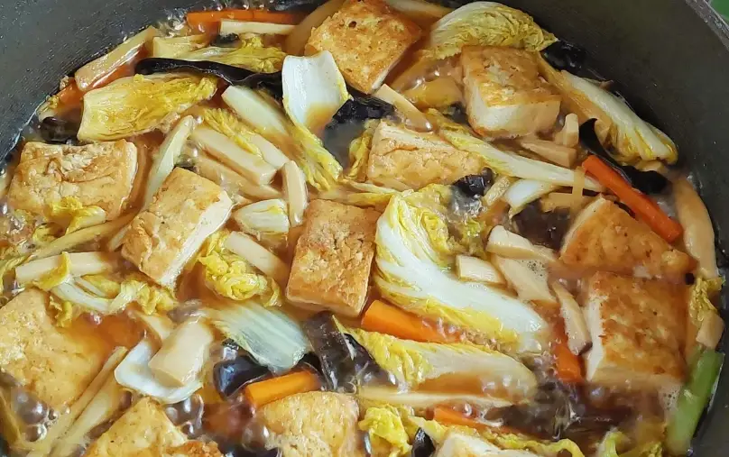娃娃菜豆腐湯 娃娃菜豆腐湯