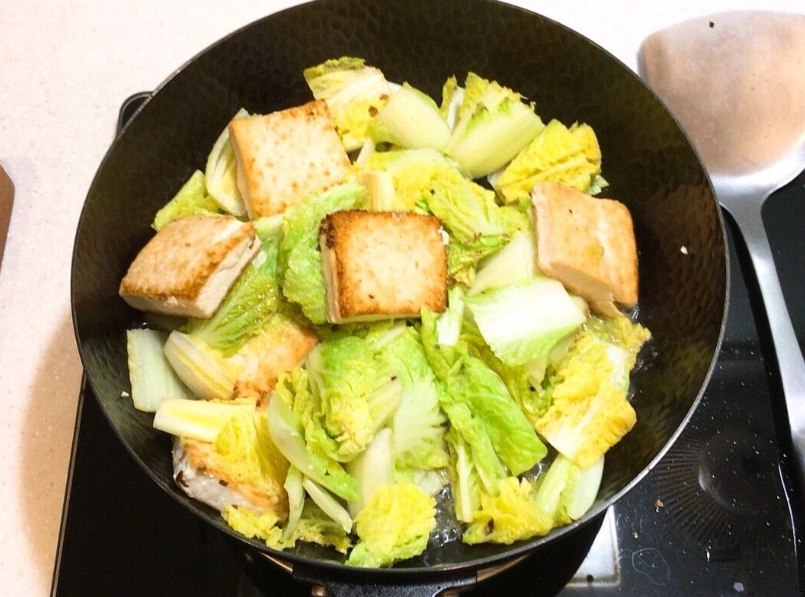 娃娃菜豆腐湯 娃娃菜豆腐湯
