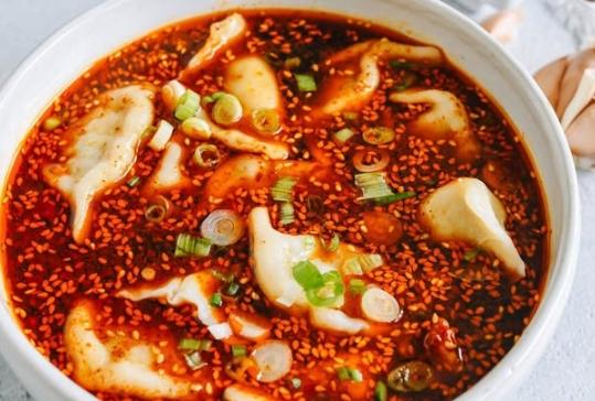 酸辣湯餃做法