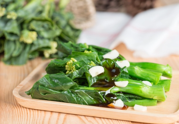 炒芥蘭不苦方法