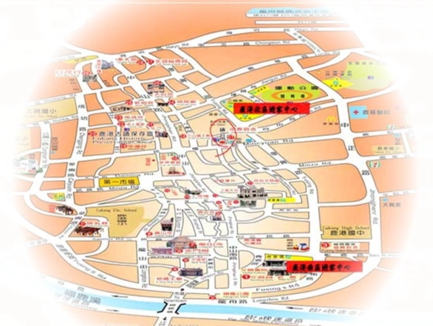 鹿港老街美食地圖